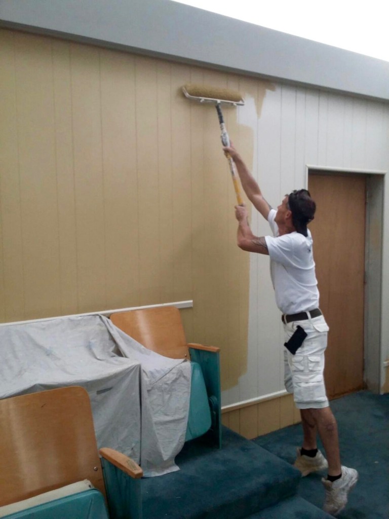 Painting inside of Lodge